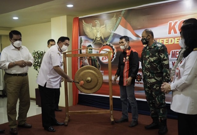Buka Kongres II KSN, Abdul Hayat Harap Jadi Wadah Untuk Salurkan Aspirasi Pekerja